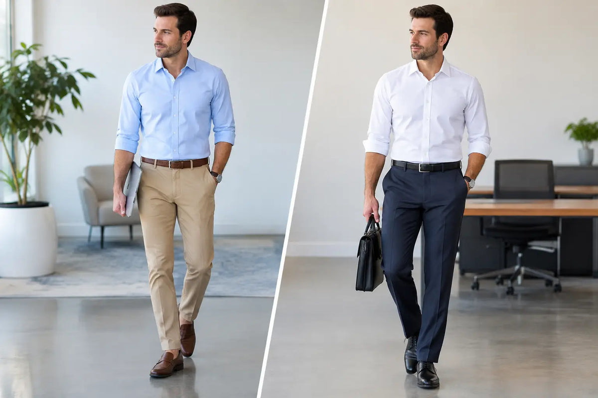 Are Chinos Better Than Slacks for Men at Work?