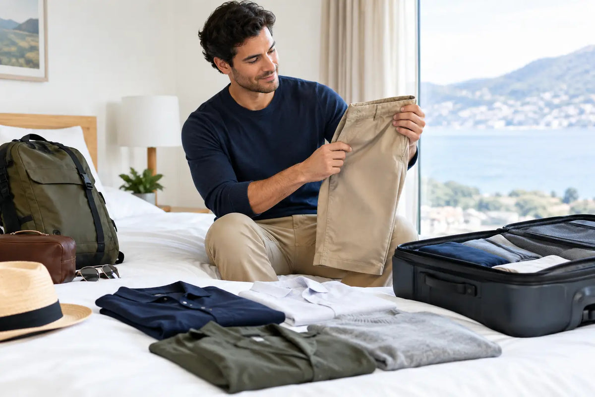 How to Style Chinos for Travel Without Overpacking