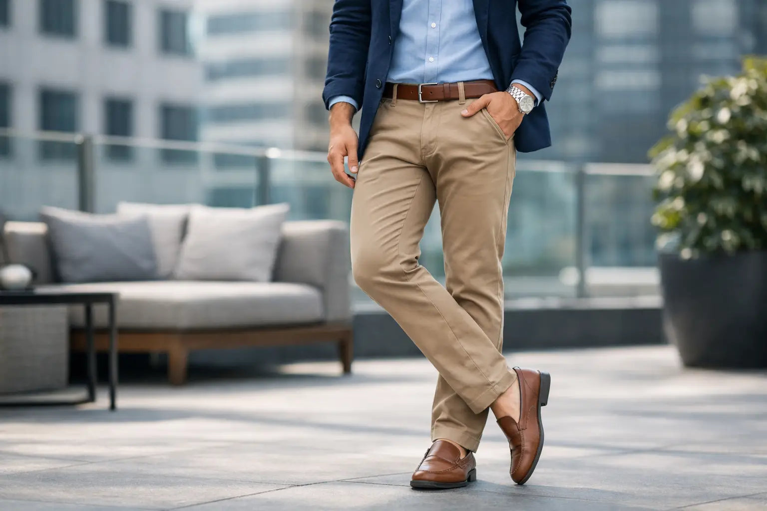 How to Wear Stretch Chinos With Style