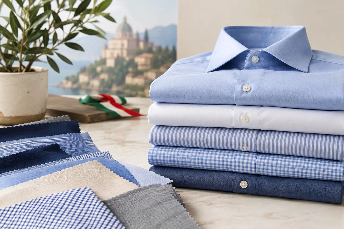A Guide to Italian Shirt Fabrics for Men