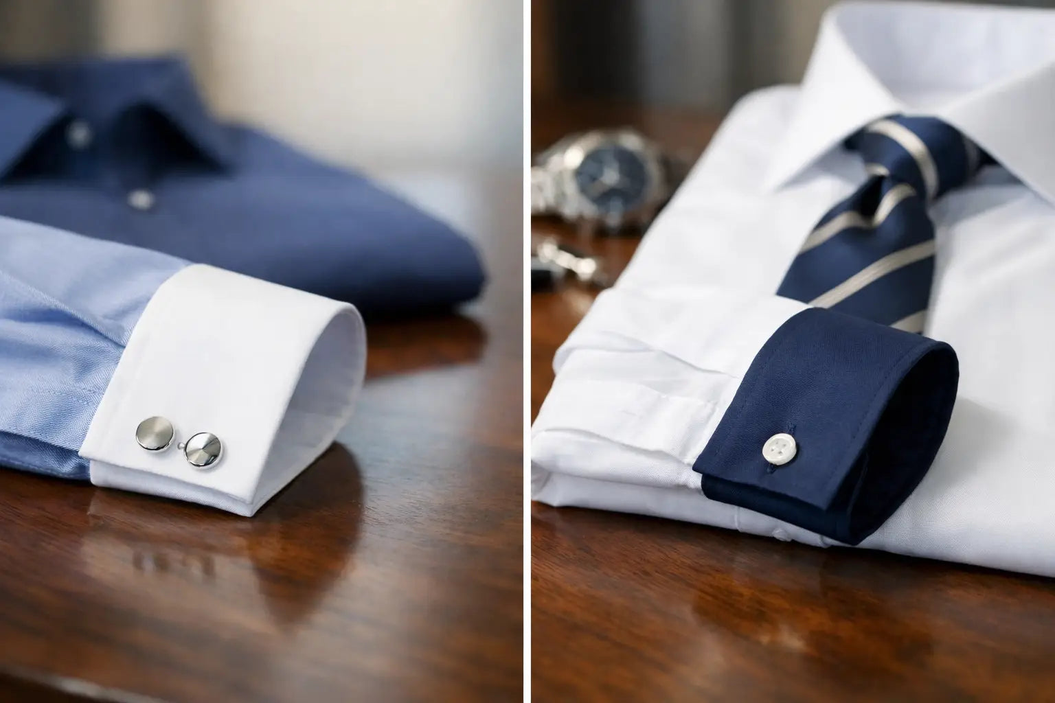 Contrast Cuff Dress Shirts Explained