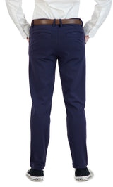 All Day, Everyday Super - Stretch Men's Pants - Business Casual - Navy - Performance Collection LEVINAS® Official 