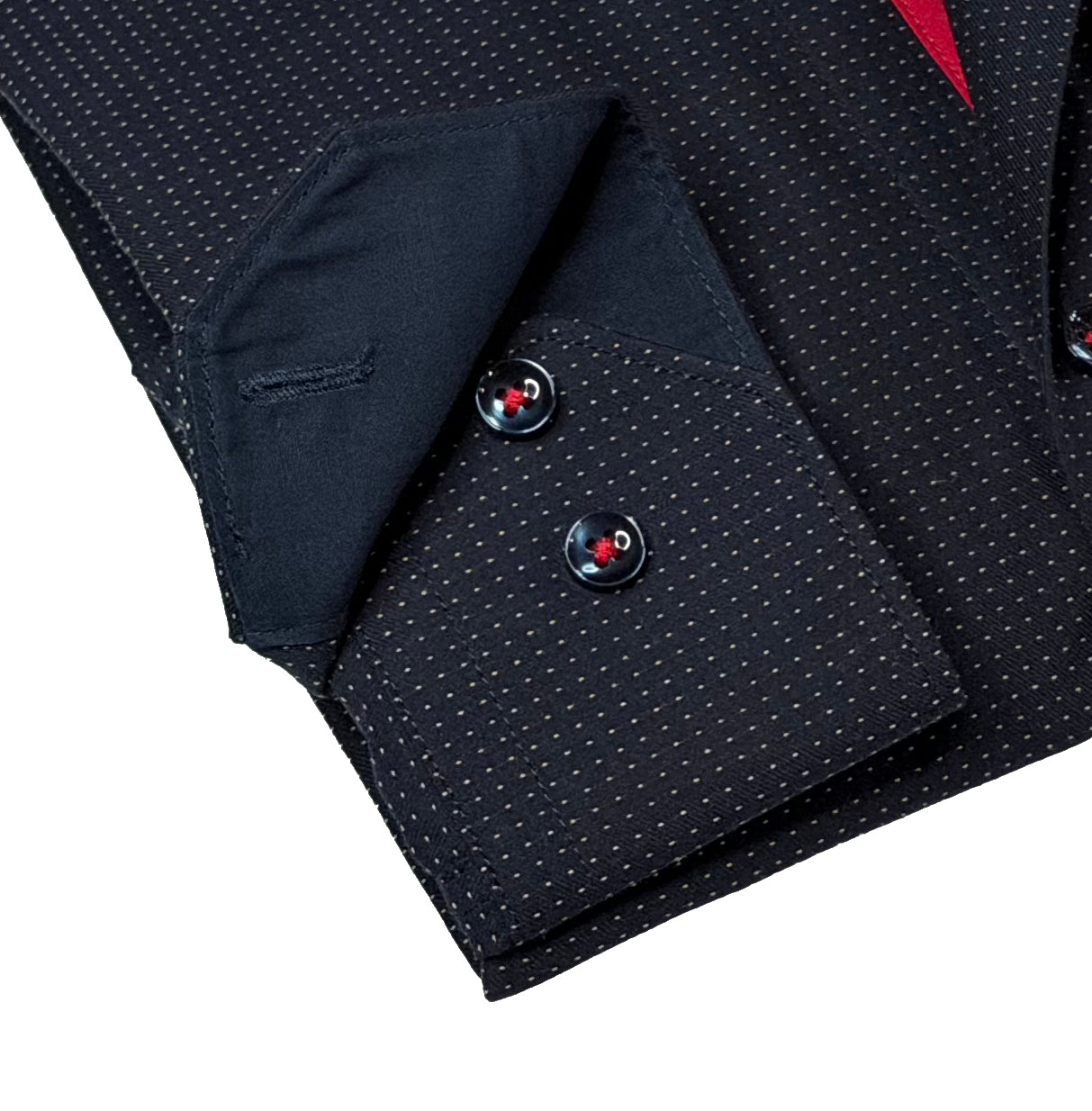 Liam Button-Up Shirt With Contrast Details // Navy // Contemporary Fit (Regular)