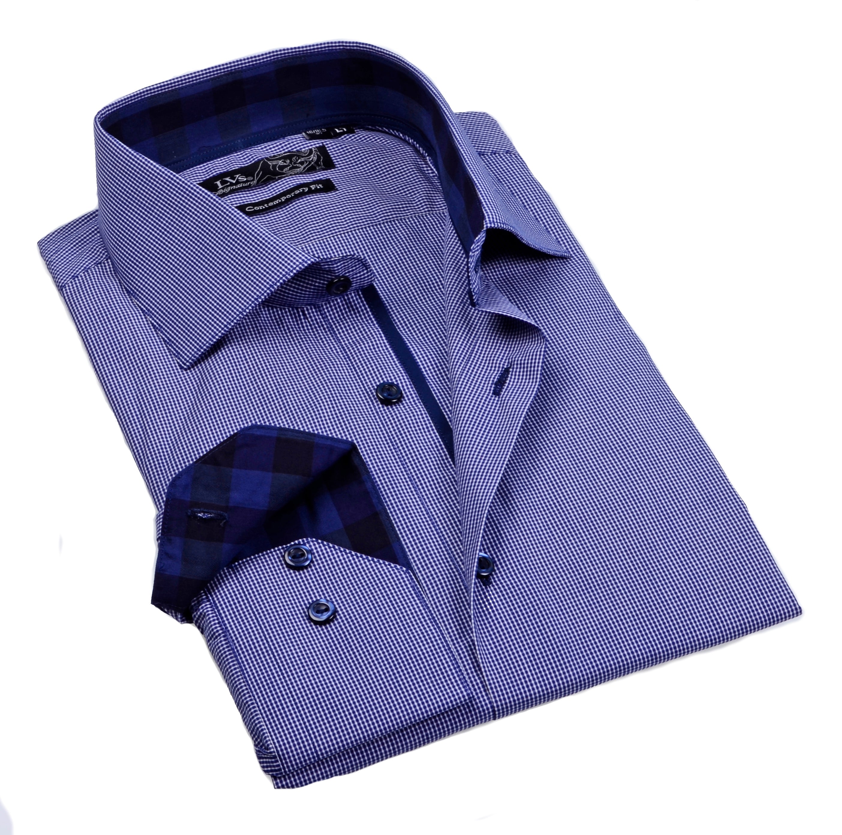 Big & Tall Shirt // Contrast Details - Final Sale LEVINAS® Official