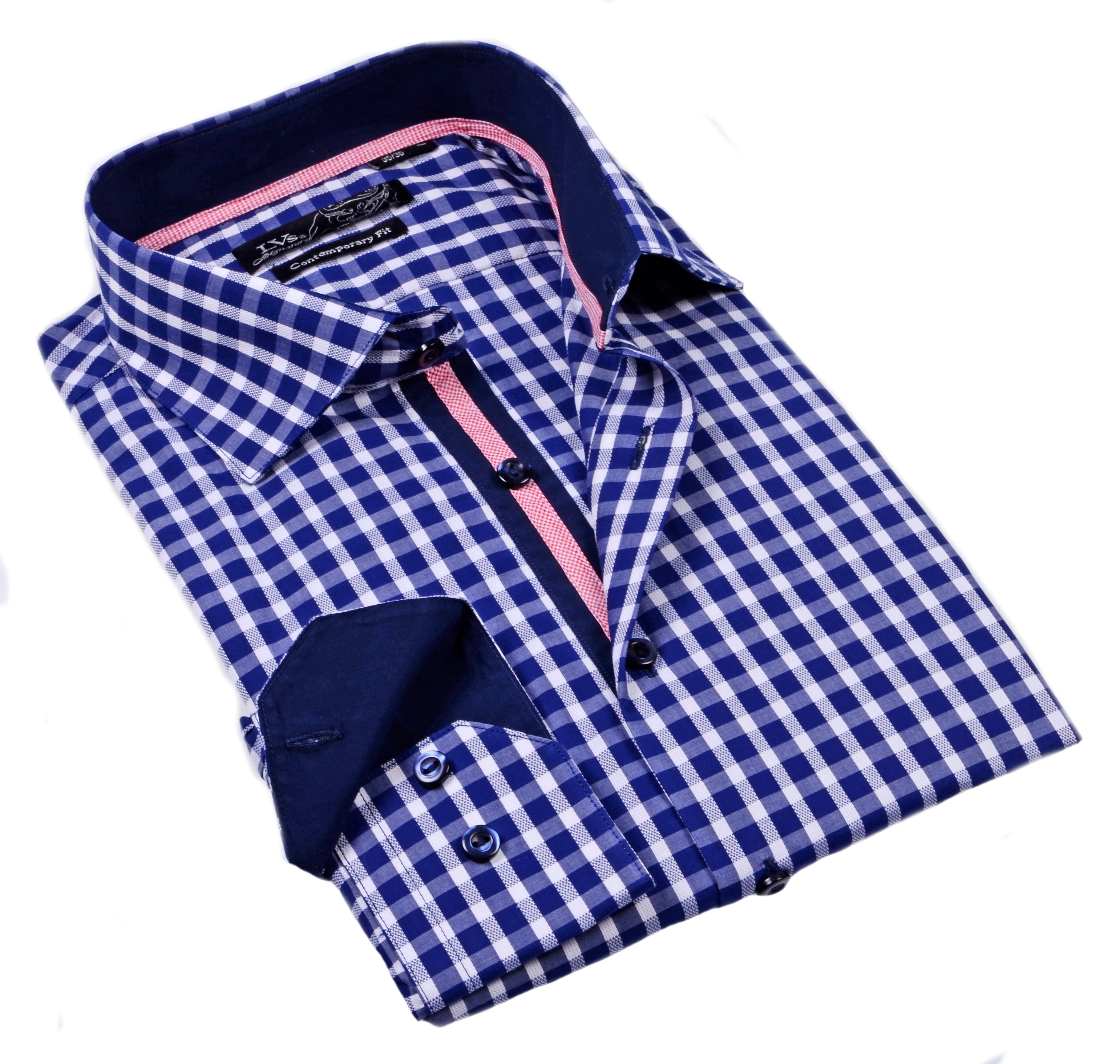 Big & Tall Shirt // Contrast Details - Final Sale LEVINAS® Official