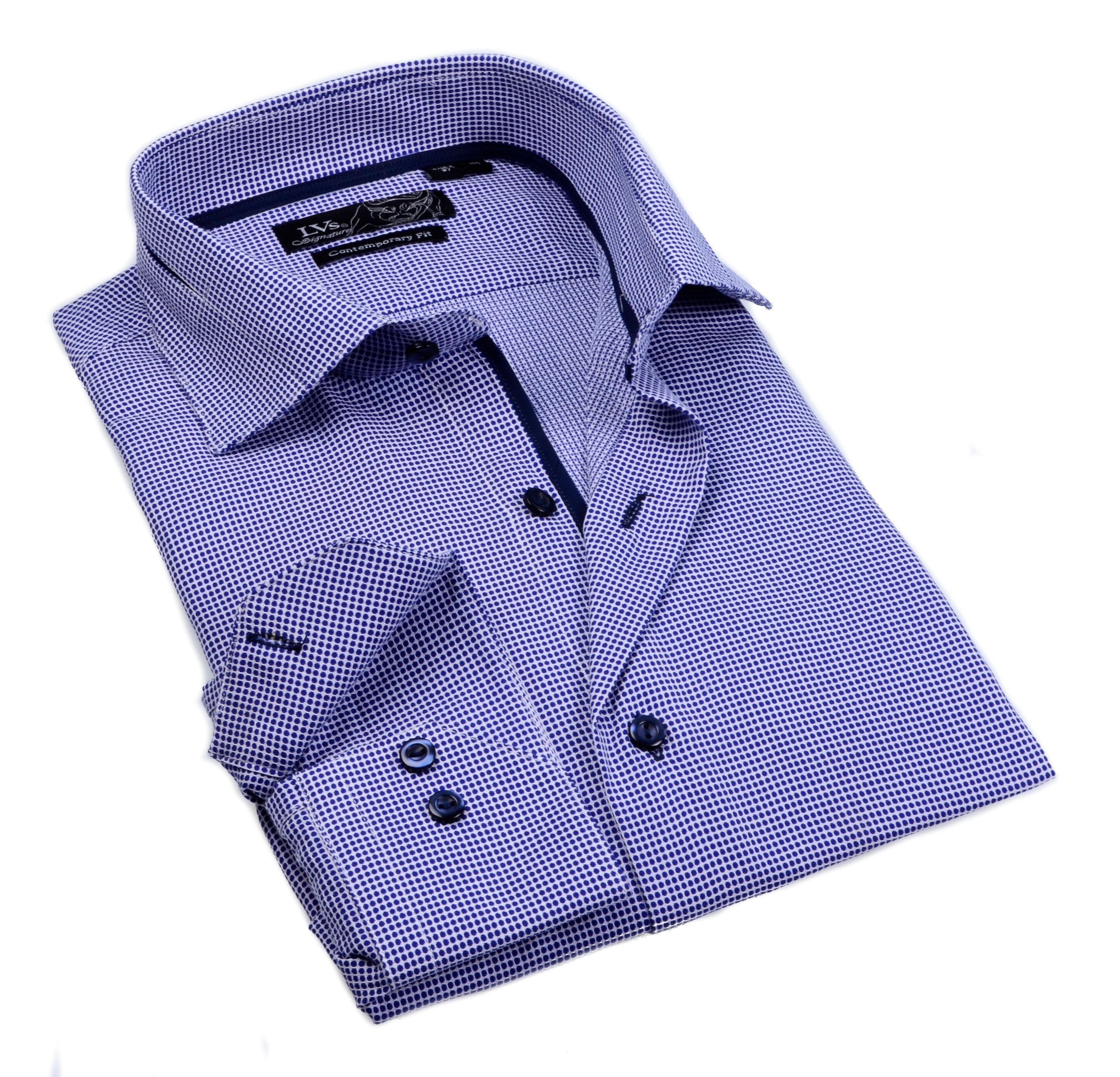 Big & Tall Shirt // Contrast Details - Final Sale LEVINAS® Official