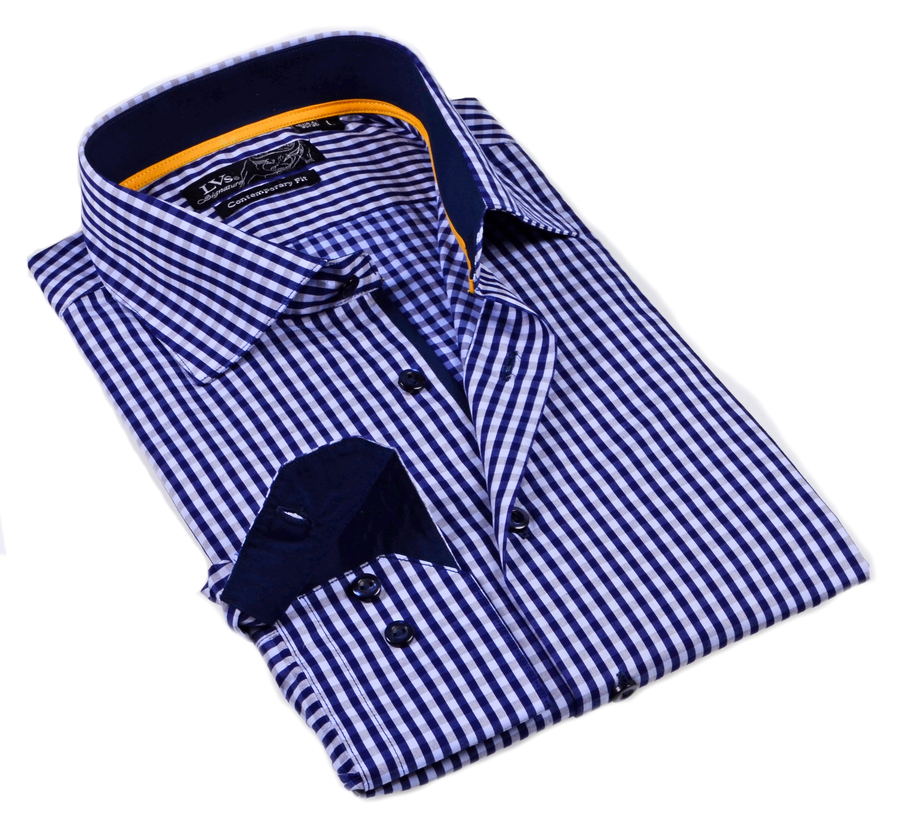 Big & Tall Shirt // Contrast Details - Final Sale LEVINAS® Official