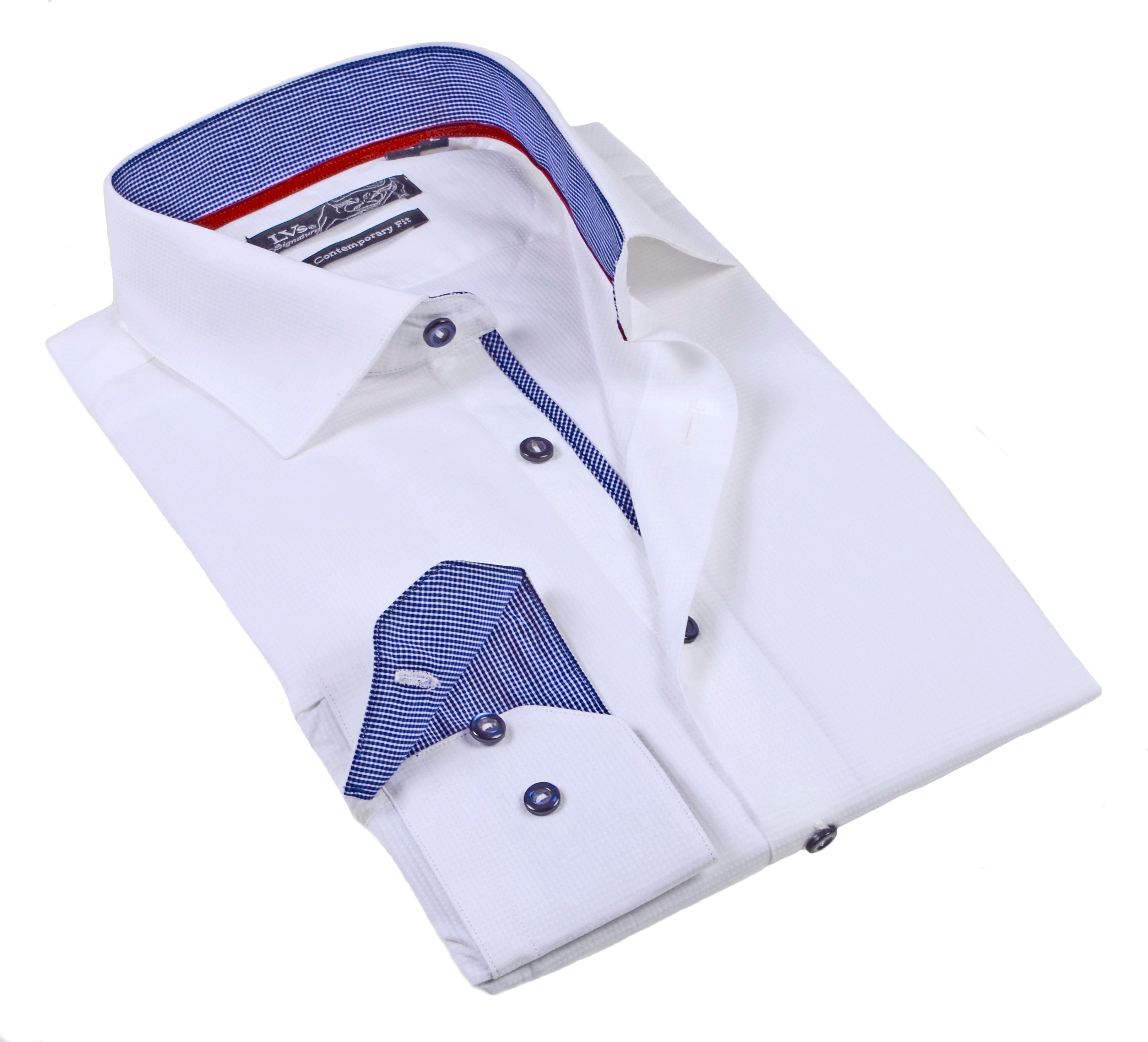 Big & Tall Shirt // Contrast Details - Final Sale LEVINAS® Official