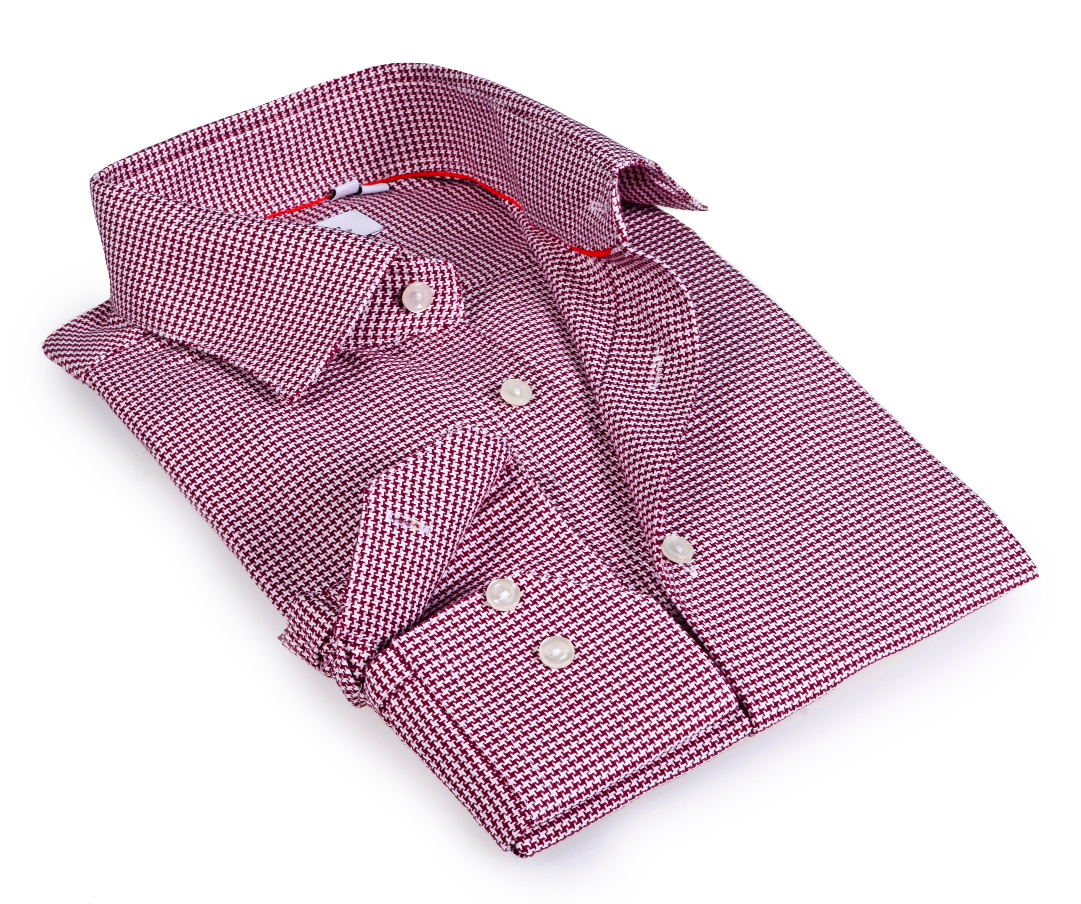 Button-Down Shirt // - Contemporary Fit - contrast trimming - final sale LEVINAS® Official