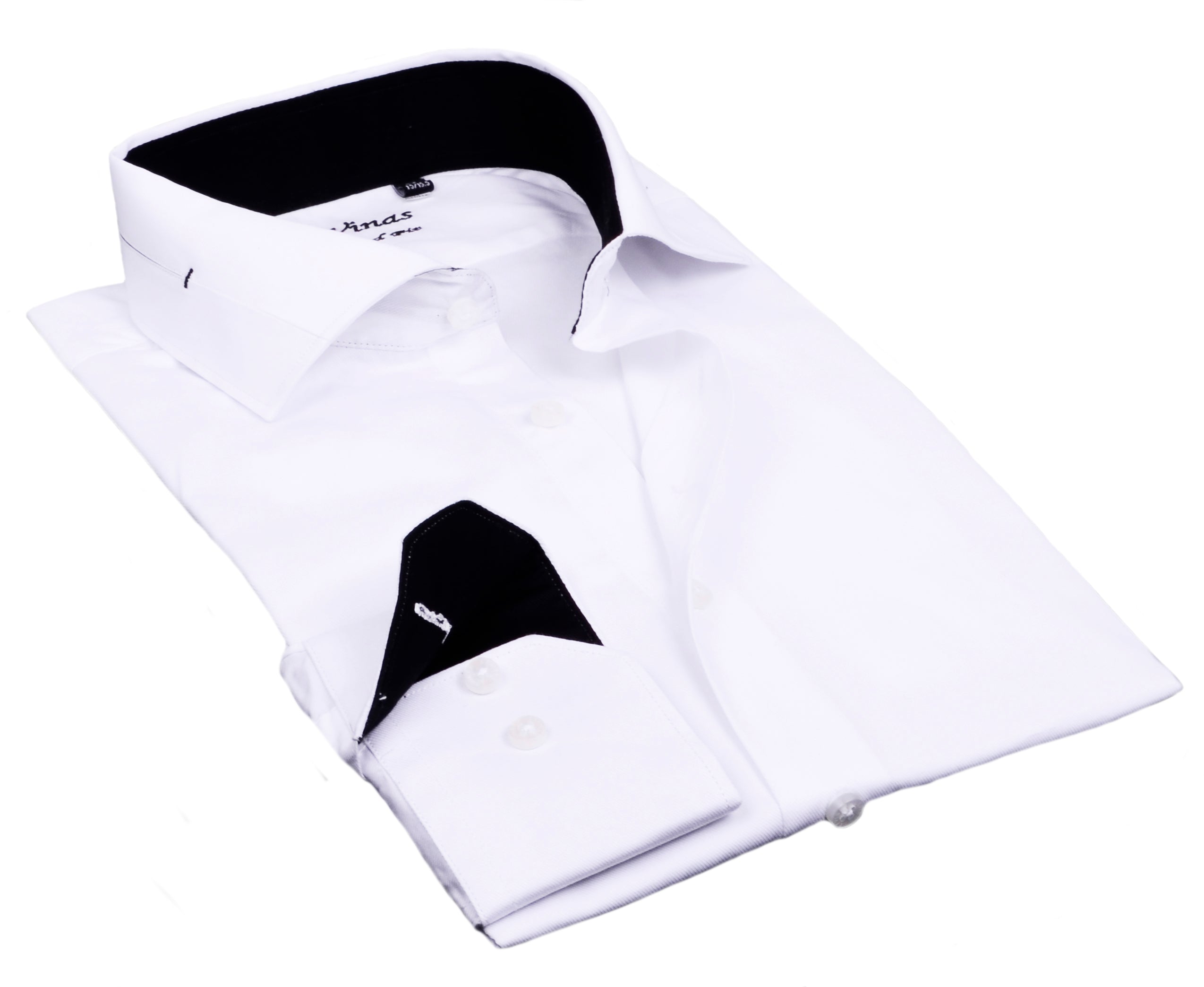 Button-Up Shirt // - Tailored Fit - contrast trimming - final sale LEVINAS® Official