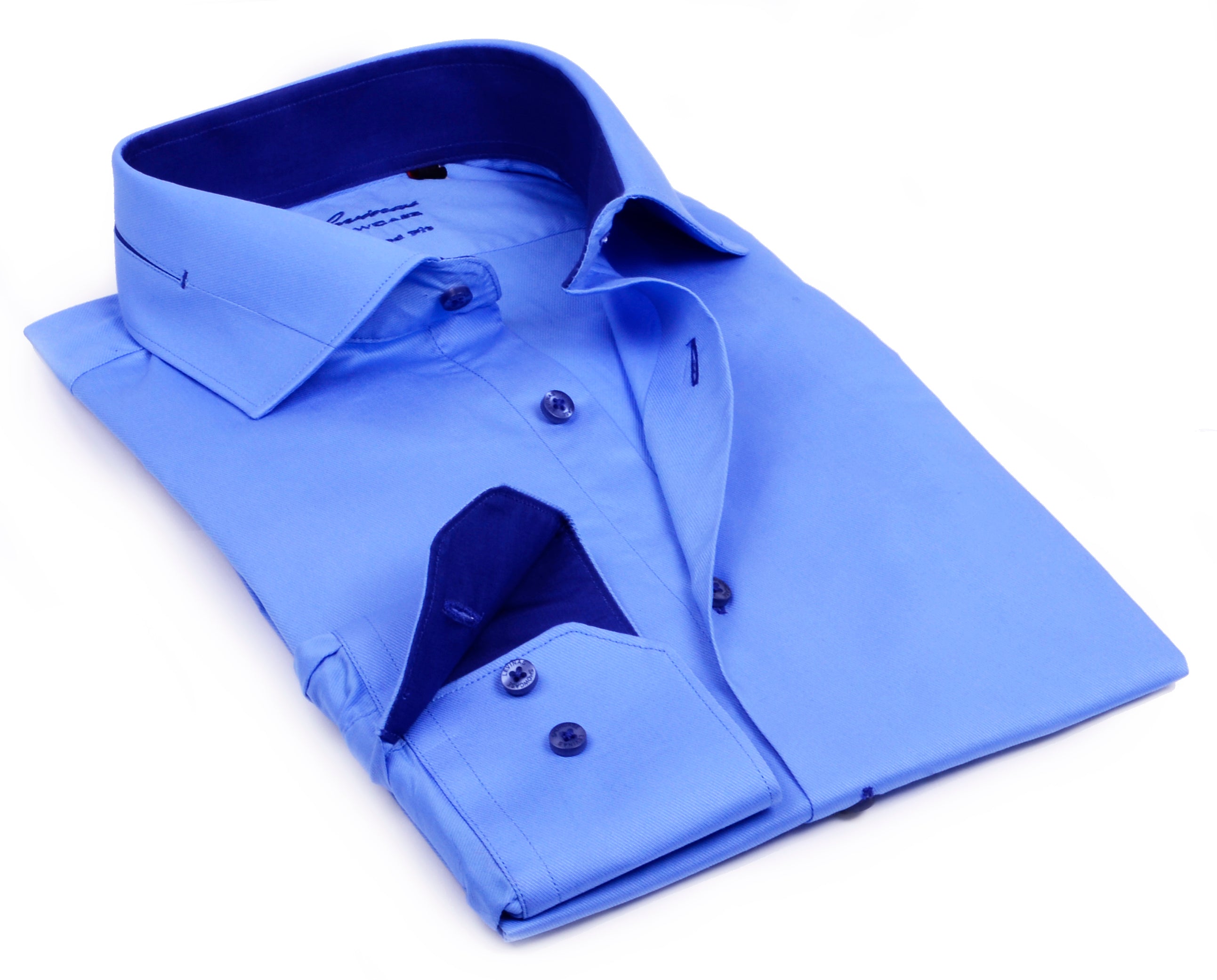 Button-Up Shirt // - Tailored Fit - contrast trimming - final sale LEVINAS® Official