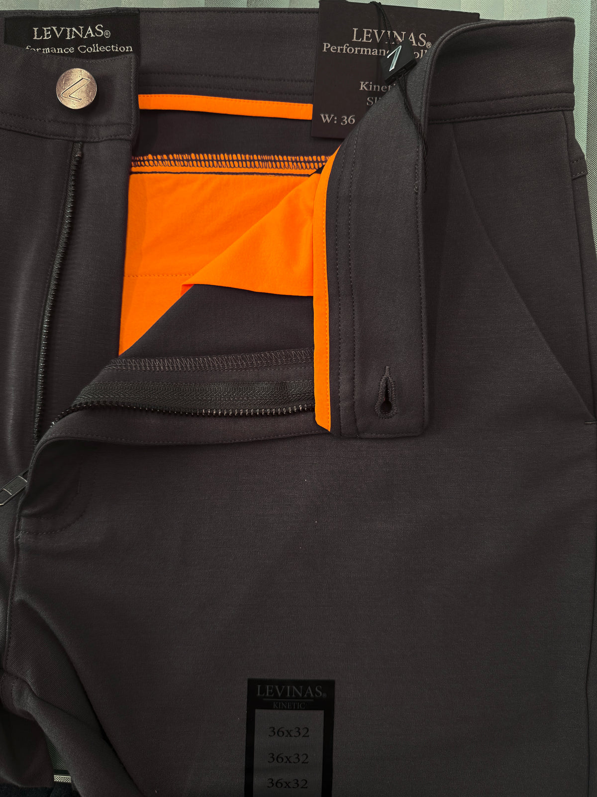 NEW & UPDATED Super - Stretch Men's Chinos //Formal // Black - Performance Collection