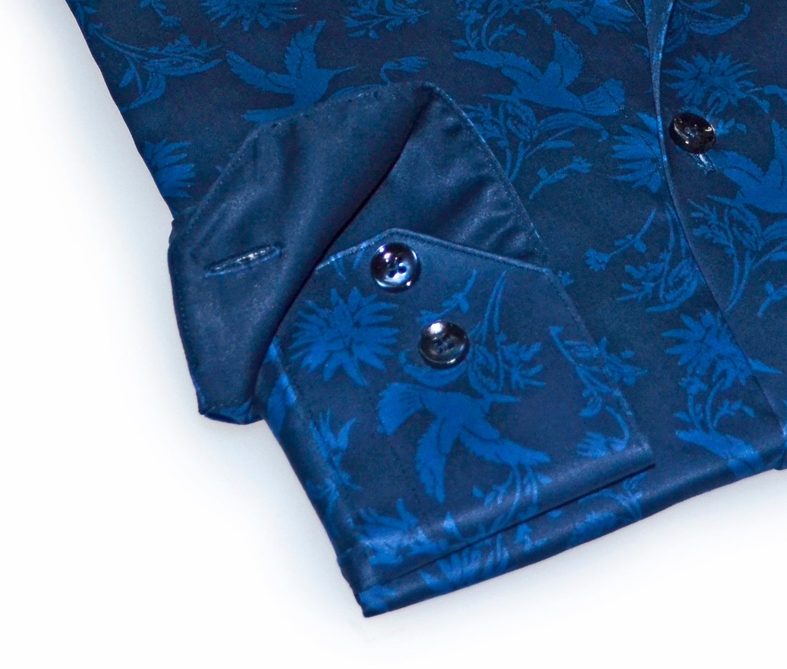 James Button-Down Shirt With Contrast Details // Navy // Contemporary Fit (Regular) LEVINAS® Official
