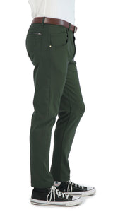 NEW & UPDATED Super - Stretch Men's Chinos -Casual - Olive - Performance Collection LEVINAS® Official 