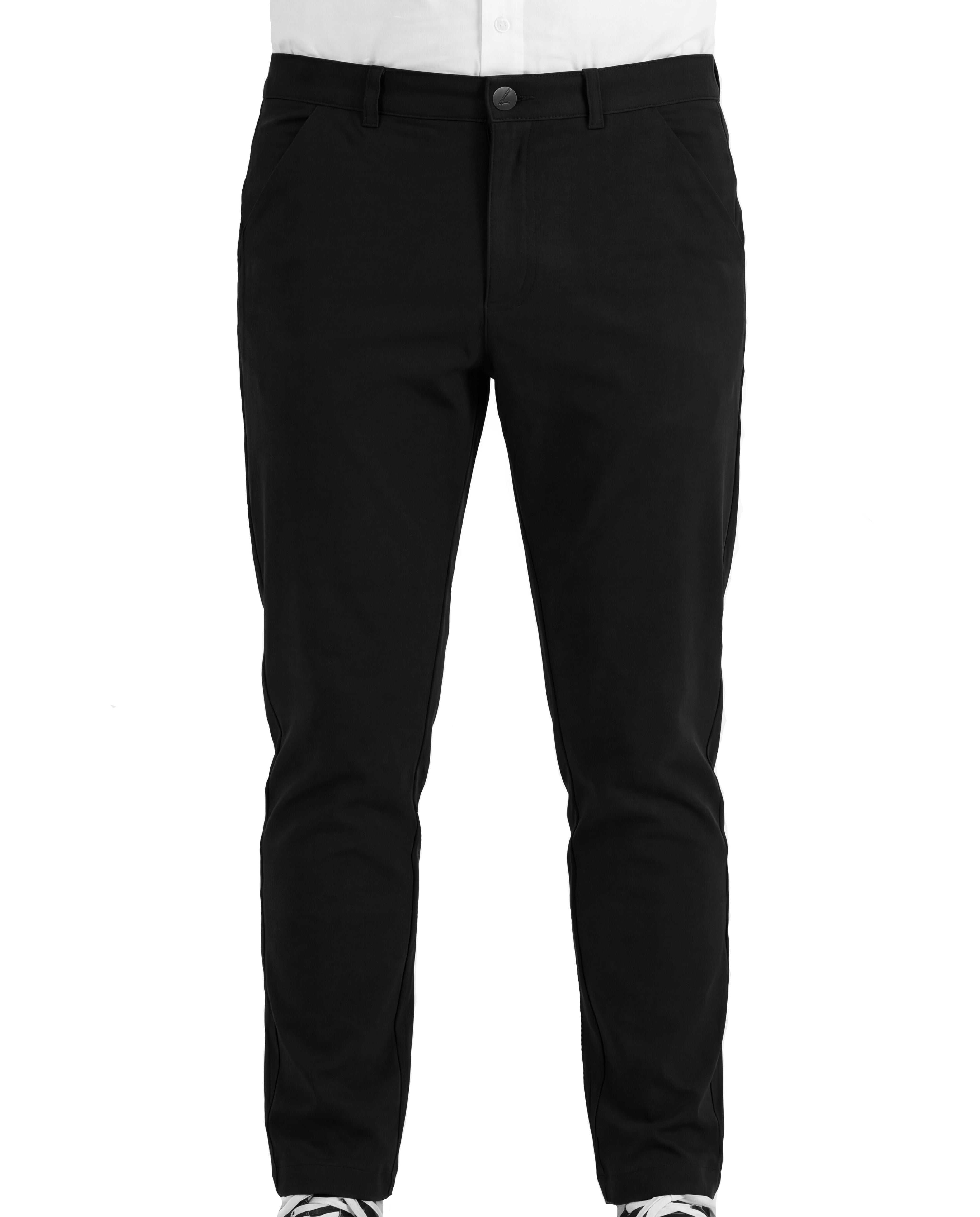 NEW & UPDATED Super-Stretch Men's Chinos //Dress Pants// Black - Performance Collection
