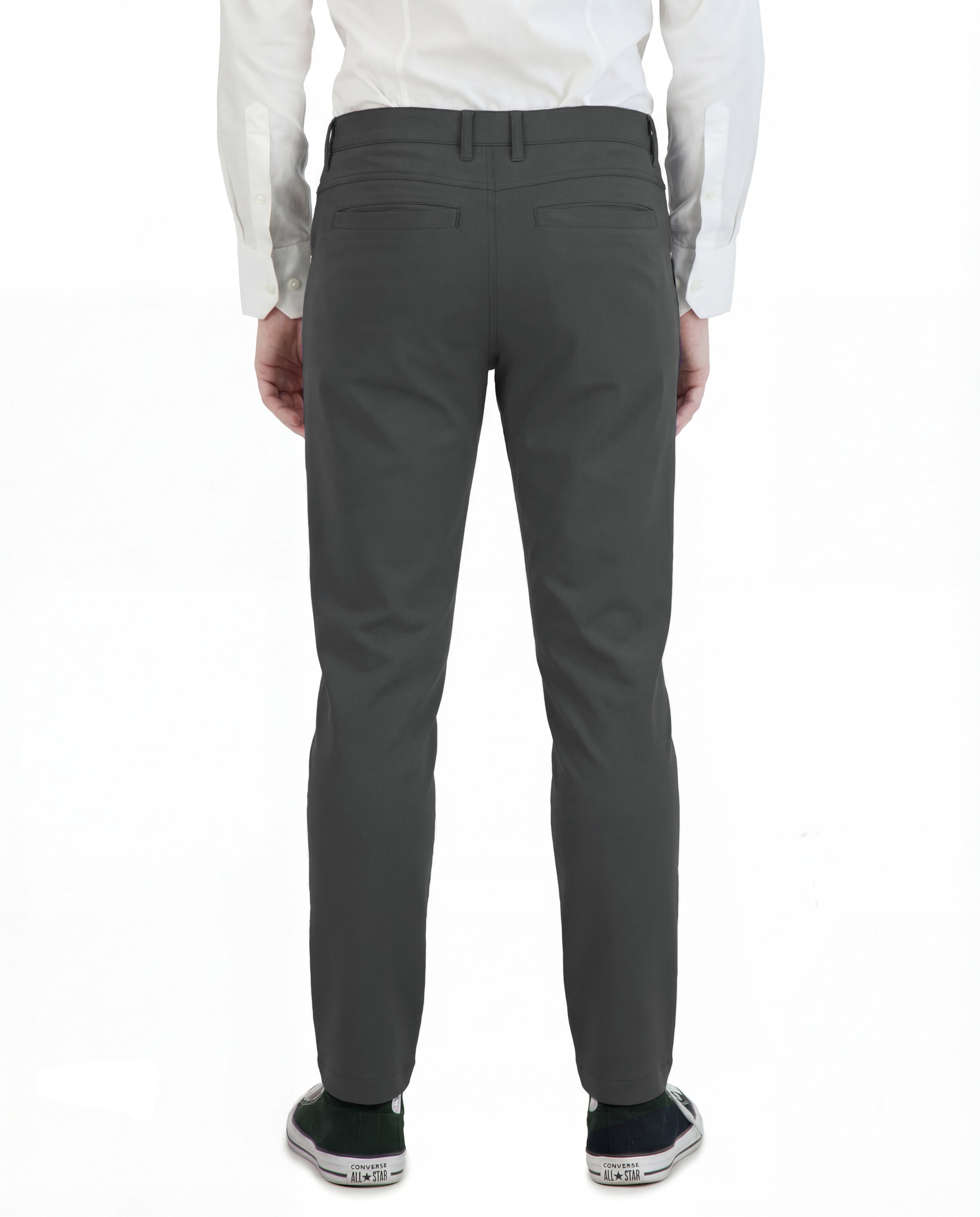 NEW & UPDATED Super-Stretch Men's Chinos //Dress Pants// Dark Grey - Performance Collection