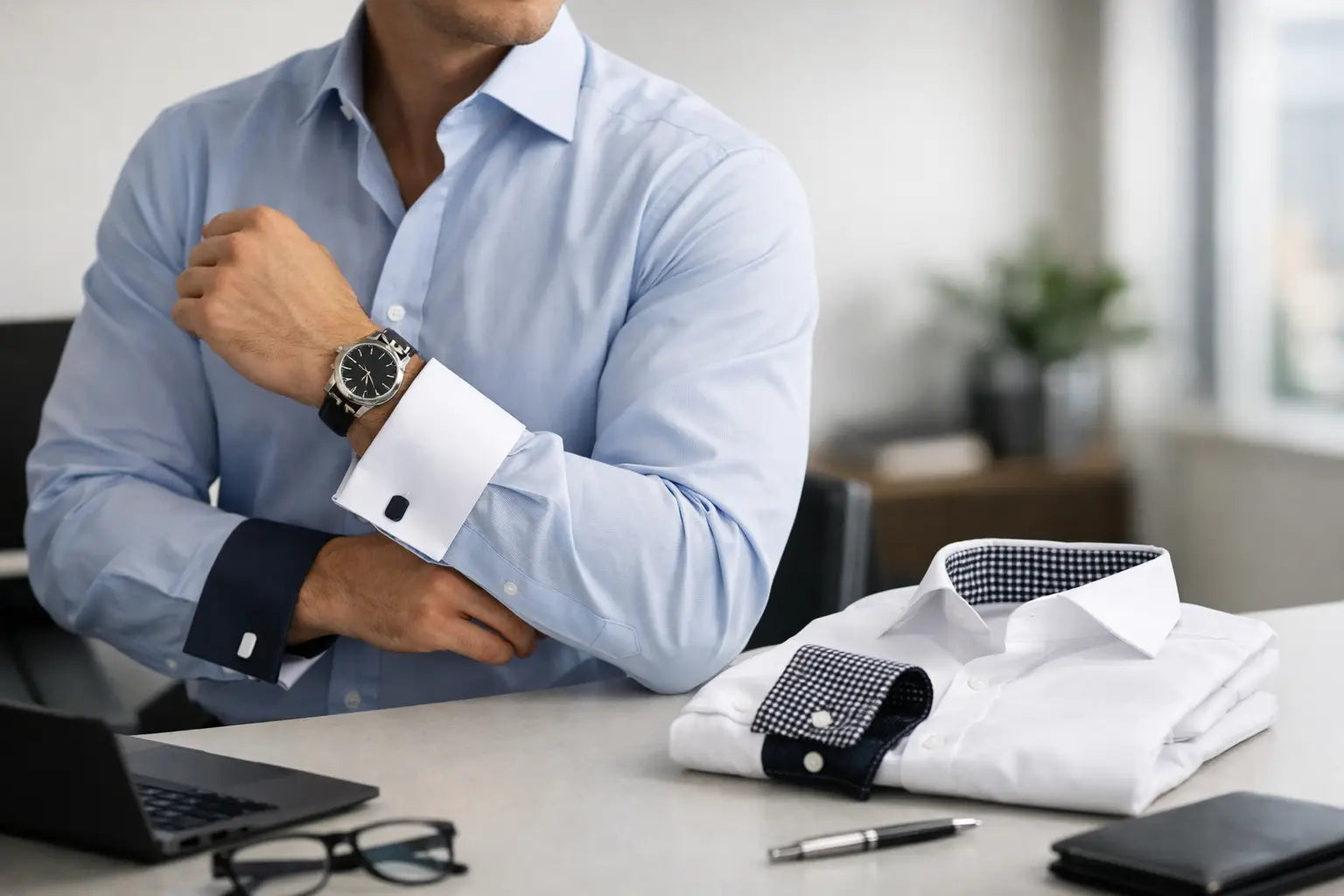 How to Wear Contrast Cuff Shirts Well