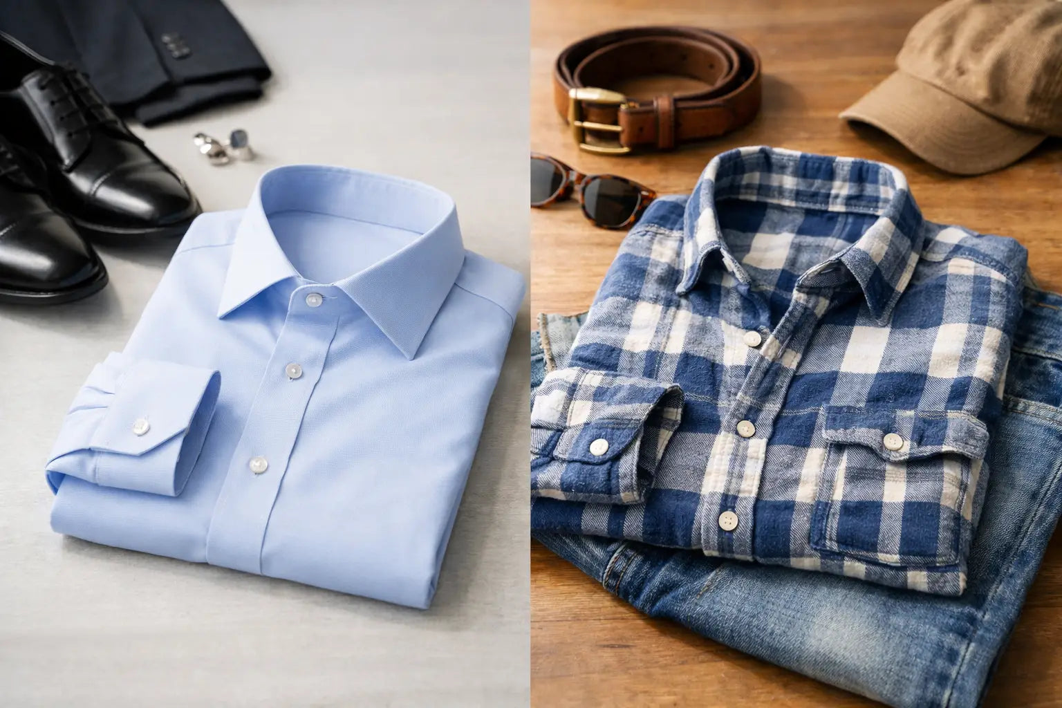 Dress Shirts vs Casual Shirts Explained