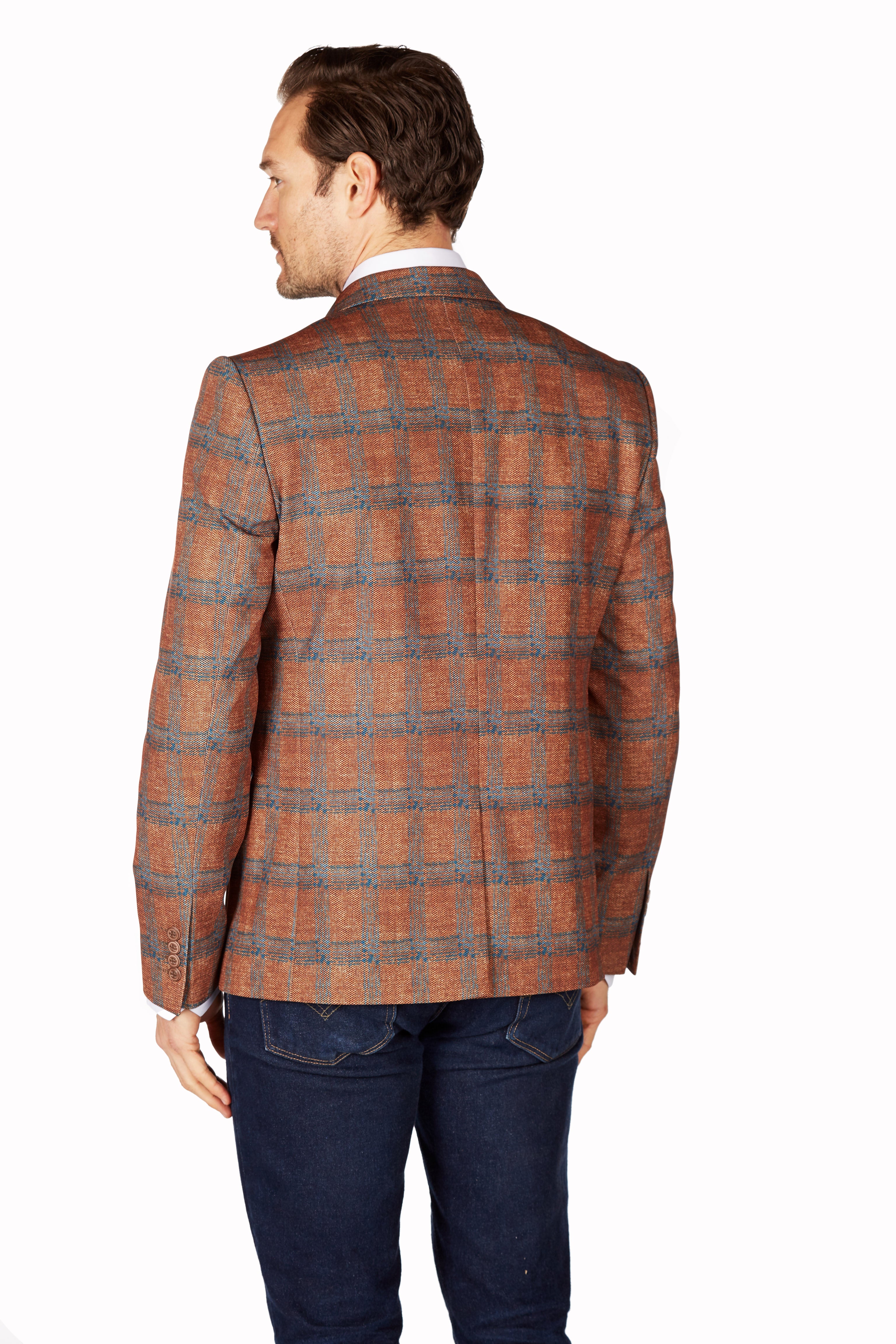 Wrinkle-Resistant Blazer - Slim Fit - Earth