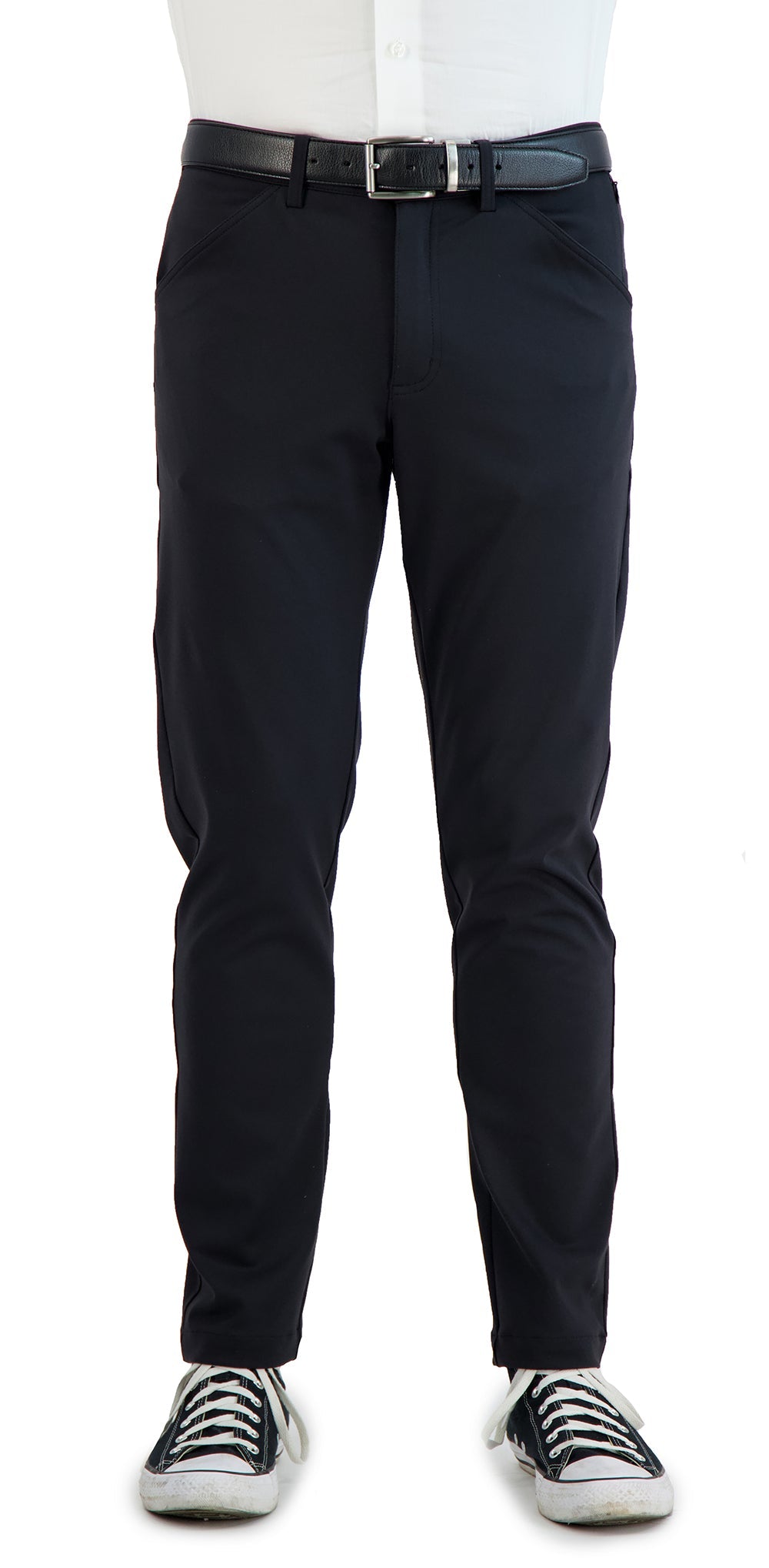 All Day, Everyday Super - Stretch Men's Pants - Business Casual - Black - Performance Collection LEVINAS® Official 