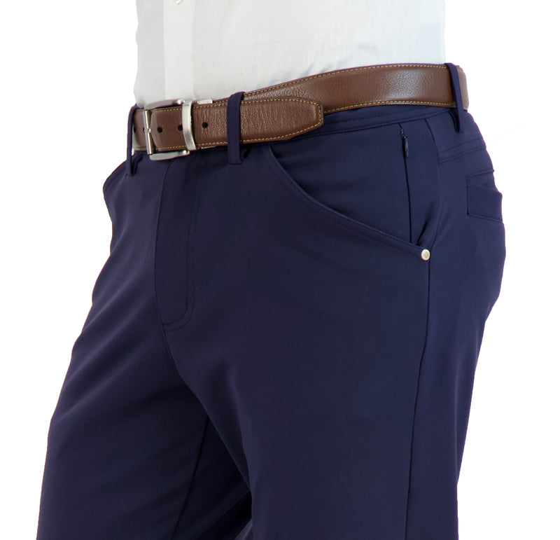 All Day, Everyday Super - Stretch Men's Pants - Business Casual - Navy -  Performance Collection