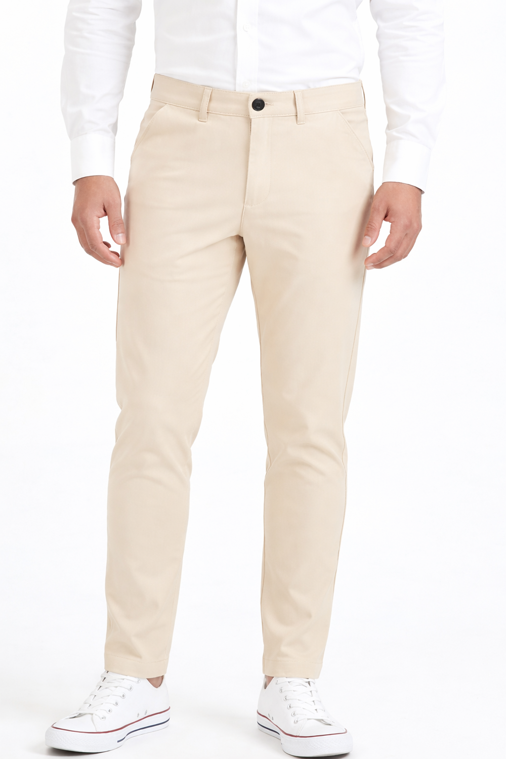 NEW & UPDATED Super-Stretch Men's Chinos //Dress Pants// Khaki - Performance Collection