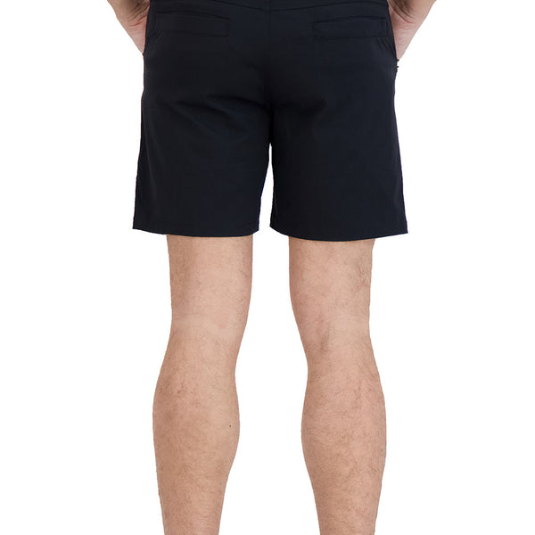 Everyday Stretch Shorts with a Comfortable Built-In Liner - Business Casual  Style- Black