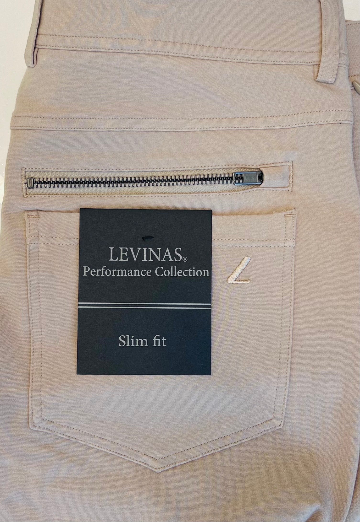 NEW & UPDATED Super - Stretch Men's Chinos //Casual// Khaki - Performance Collection