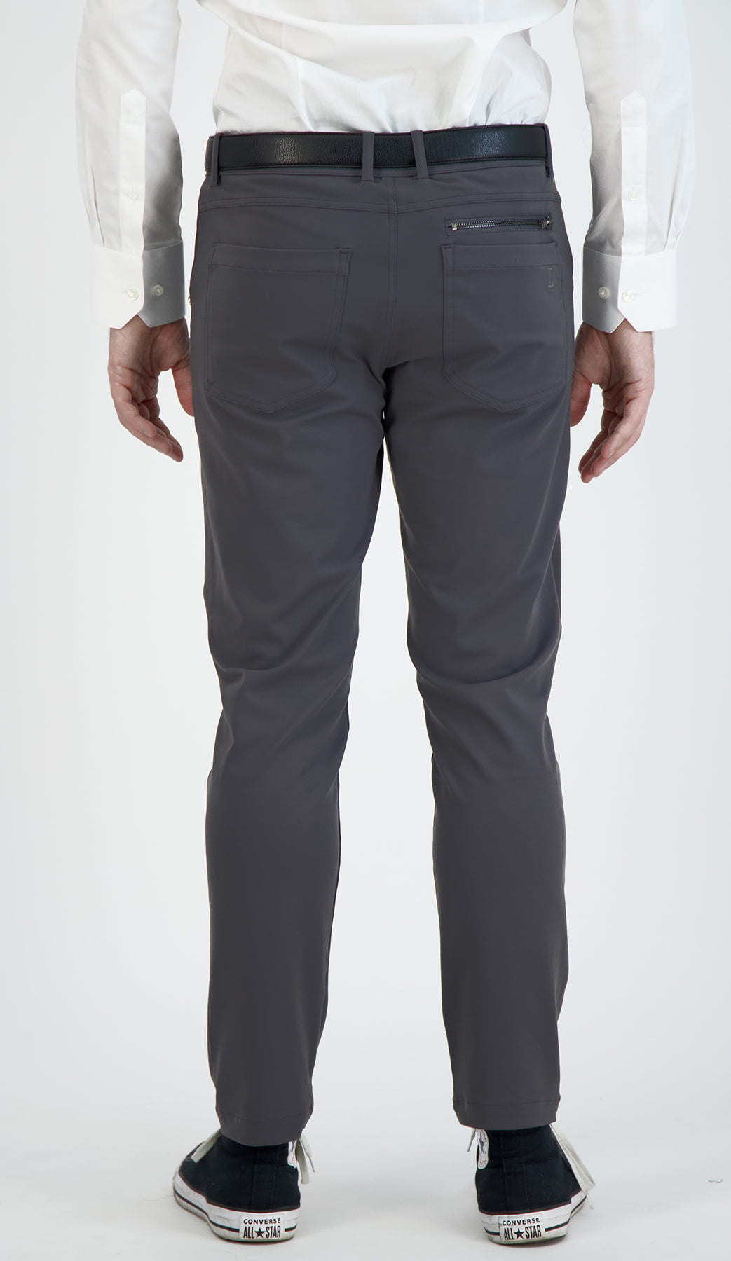 NEW & UPDATED Super - Stretch Men's Chinos -Casual - Dark Charcoal - Performance Collection LEVINAS® Official 