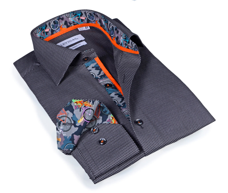 Signature Twill Shirt // Tailored (Slim) Fit- final sale LEVINAS® Official 