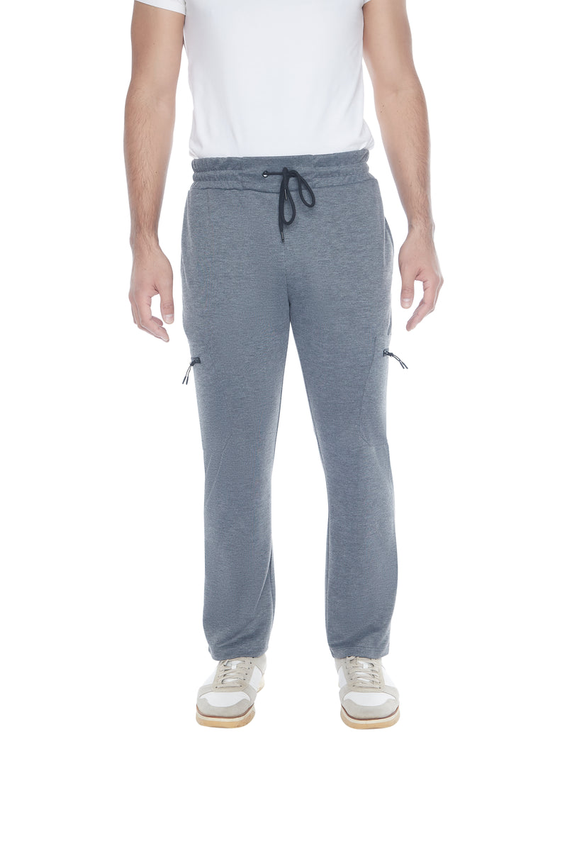 Men's 3-Pack Active Athletic Workout Sweatpants with Zipper Pocket and Drawstring //Black - Grey- Charcoal//